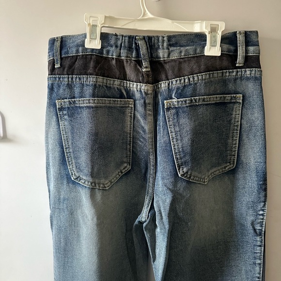 Gallery Dept Distressed Denim with Black Accents - Picture 5 of 6